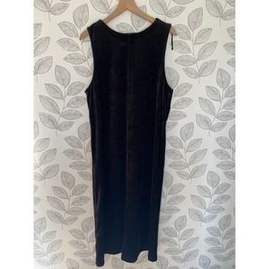 Positive Attitude Black Overall Long Dress, Size 4